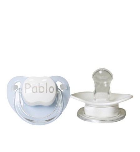 Chupete personalizado azul