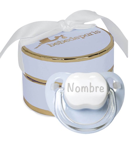 Chupete personalizado azul