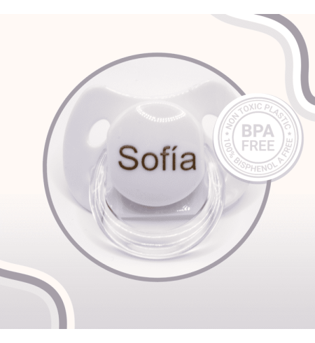 🎁 Set Schnuller personalizado + Schnullerhalter 🍼 | Einzigartiges Geschenk für Babys