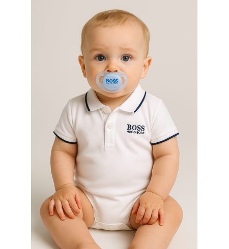 Hugo Boss Casual Babykorb Junge | Exklusives Geschenkset – Bebedeparis.com
