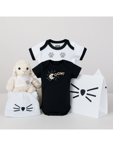 Karl Lagerfeld Baby-Body-Set "Cat" | Stilvolles Geschenk zur Geburt
