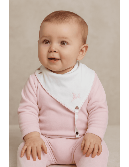 Geschenkset bestickte Lätzchen mit Namen | Persönliches Babygeschenk