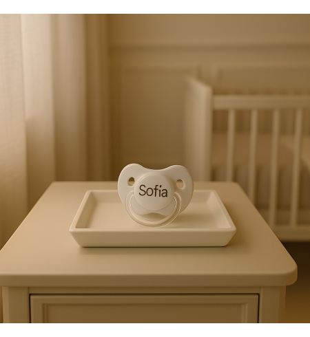 Windeltorte mit Decke & Personalisiertem Schnuller | Individuelles Babygeschenk – Bebedeparis.com