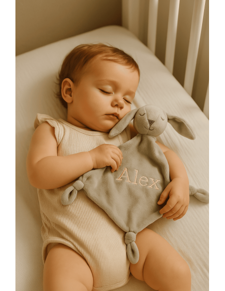 Set aus Muselina, Doudou und personalisiertem Schnuller
