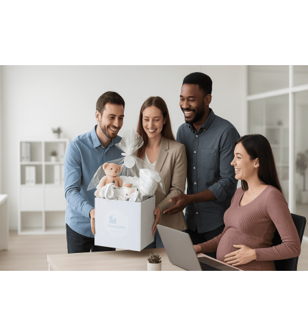 Personalisierte Geburtsbox Berlín | Firmenpräsent zur Geburt