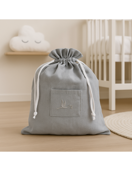 Klassischer Baby-Geschenkkorb Traumhaft | Luxus Geschenk zur Geburt – Bebedeparis.com