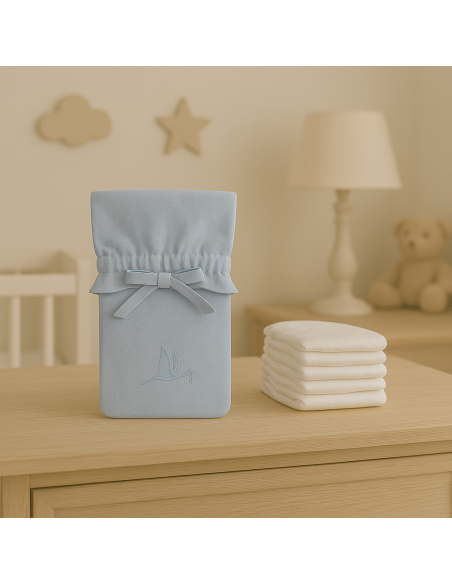 Baby-Geschenkkorb mit Besticktem Lätzchen | Persönliches Geschenk – Bebedeparis.com