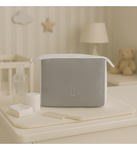 Baby-Geschenkkorb mit Besticktem Bademantel | Persönliches Geschenk – Bebedeparis.com