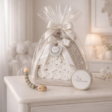 🎁 Windeltorte + Schnuller 🍼 | Geschenk für Neugeborene
