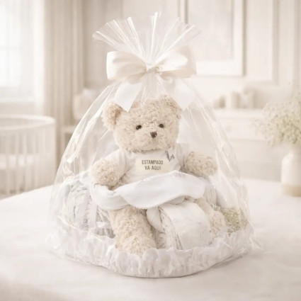 Windeltorte Motorrad mit Biker-Bär | Originelles Babygeschenk – Bebedeparis.com 2