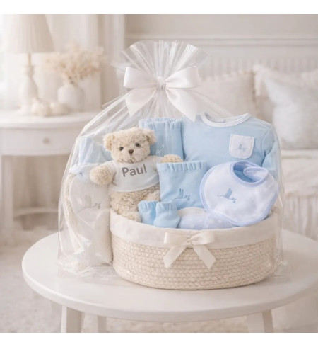 Klassisches Baby-Geschenkset Essenziell | Elegant & Vollständig – Bebedeparis.com