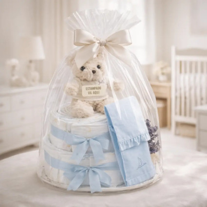 Windeltorte Chic für Babys | Elegantes & Nützliches Geschenk – Bebedeparis.com