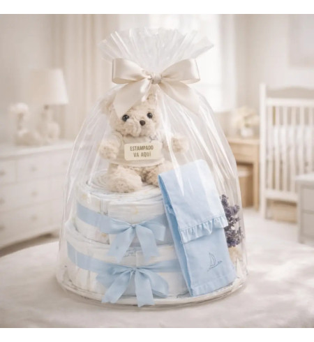 Windeltorte Chic für Babys | Elegantes & Nützliches Geschenk – Bebedeparis.com