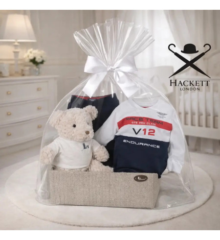 Hackett Aston Martin Babykorb | Exklusives & Sportliches Geschenk – Bebedeparis.com