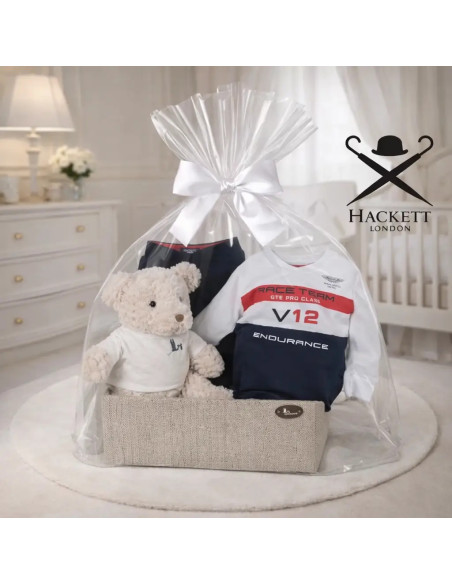 Hackett Aston Martin Babykorb | Exklusives & Sportliches Geschenk – Bebedeparis.com