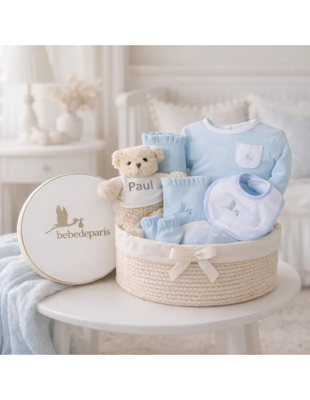 Klassisches Baby-Geschenkset Essenziell | Elegant & Vollständig – Bebedeparis.com