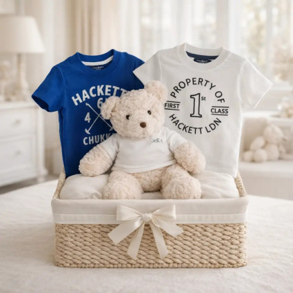 Canastilla Bebé Hackett Set Camisetas 2