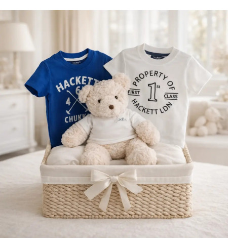 Canastilla Bebé Hackett Set Camisetas