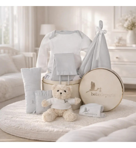 Tender Babykorb | Weiches & Zartes Geschenk für Neugeborene – Bebedeparis.com