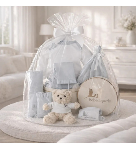 Tender Babykorb | Weiches & Zartes Geschenk für Neugeborene – Bebedeparis.com