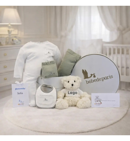 Personalisierte Geburtsbox Düsseldorf| Exklusives Firmenbabygeschenk