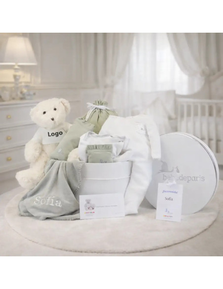 Personalisierte Geburtsbox Düsseldorf| Exklusives Firmenbabygeschenk