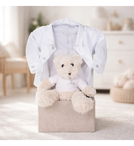 Vintage Geschenkset Hugo Boss für Babys | Exklusiver Geburtskorb