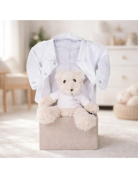 Vintage Geschenkset Hugo Boss für Babys | Exklusiver Geburtskorb