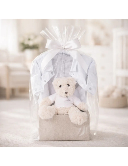 Vintage Geschenkset Hugo Boss für Babys | Exklusiver Geburtskorb