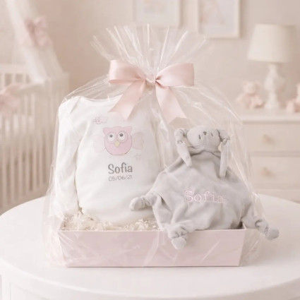 Personalisiertes Geschenk: Body und personalisiertes Doudou