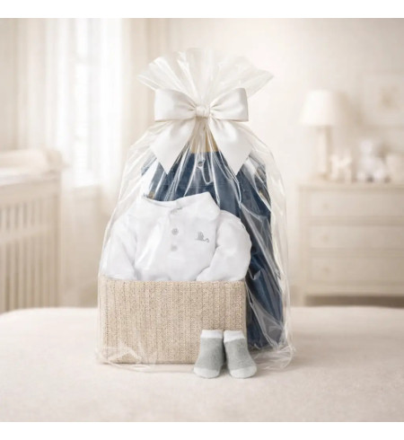 Baby Denim Set Geschenk | Lässiges & Elegantes Outfit für Neugeborene – Bebedeparis.com