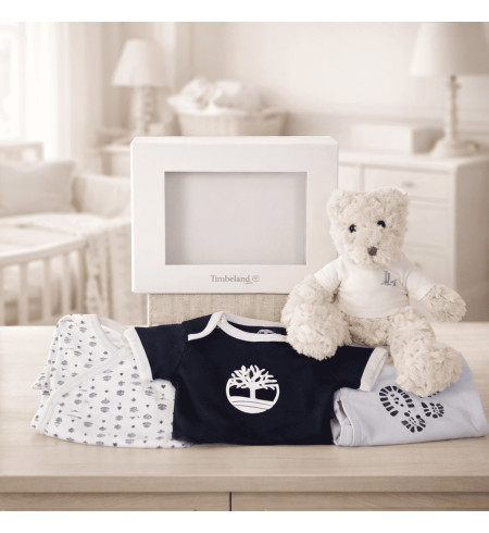 Timberland Baby-Bodysuit-Set | Bequeme Markenmode für Neugeborene