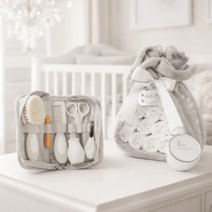 🎁 Windeltorte mit Decke 🍼 | Komplettes Geschenk für Neugeborene 2