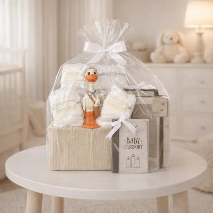 Windeltorte mit Beißring Nicky | Nützliches & süßes Geschenk zur Geburt