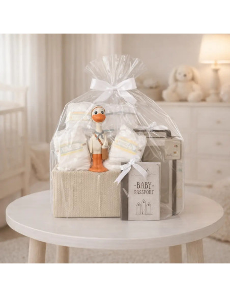 Windeltorte mit Beißring Nicky | Nützliches & süßes Geschenk zur Geburt