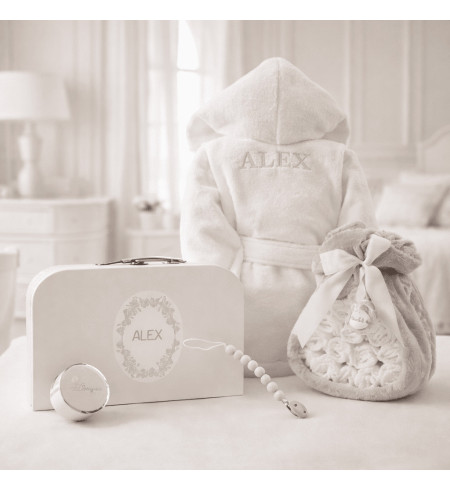 🎁 Windeltorte mit Decke 🍼 | Komplettes und Personalisiertes Geschenk für Neugeborene