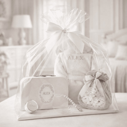 🎁 Windeltorte mit Decke 🍼 | Komplettes und Personalisiertes Geschenk für Neugeborene