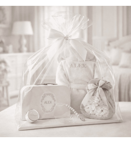 🎁 Windeltorte mit Decke 🍼 | Komplettes und Personalisiertes Geschenk für Neugeborene