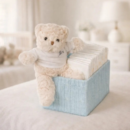 Windeltorte Baby Happy | Originelles & Praktisches Geschenk – Bebedeparis.com 2