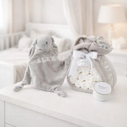 🎁 Windeltorte + Doudou🍼 | Geschenk für Neugeborene 2