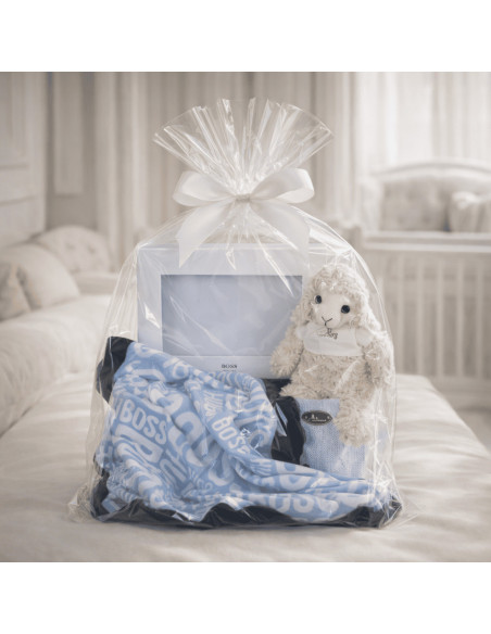 Hugo Boss Baby Decke Set | Luxuriöses Geschenk für Babys – Bebedeparis.com
