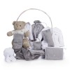 Classic Complete Baby Gift Basket Grau	