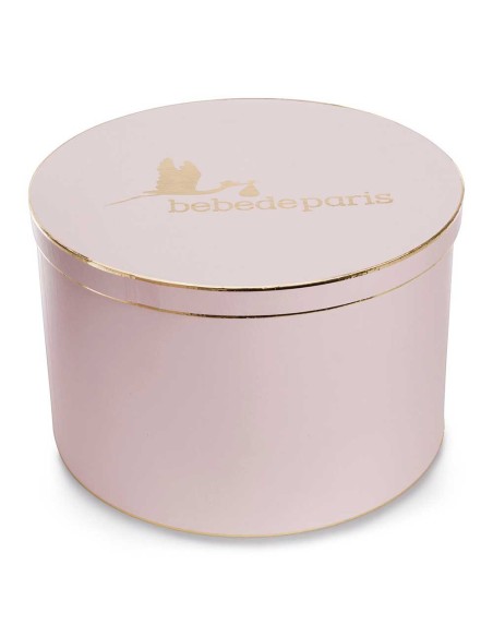 Caja Vintage Presentación BebeDeParis Rosa XL