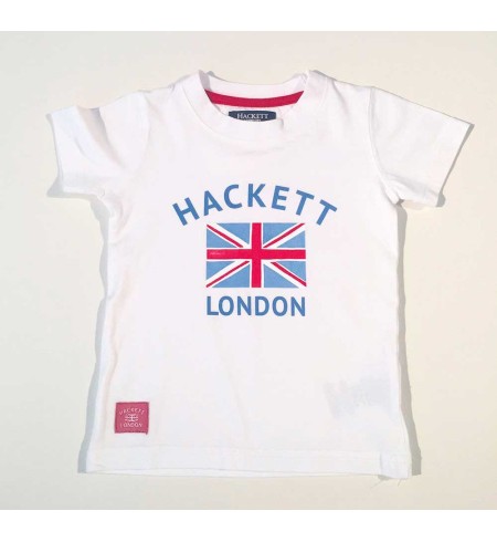 camiseta blanca hackett london