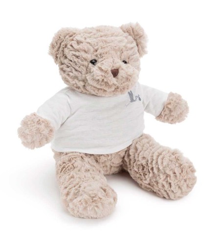 Oso de peluche gris 42 cm