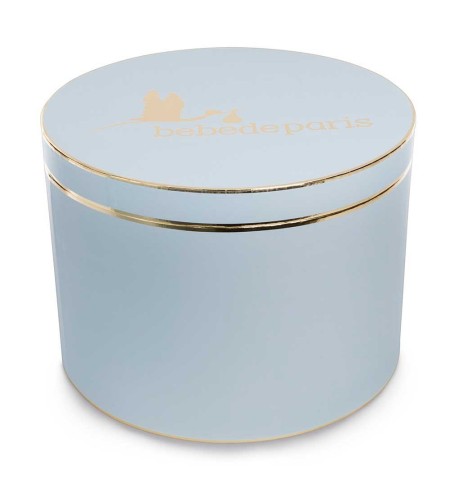 Caja vintage L azul