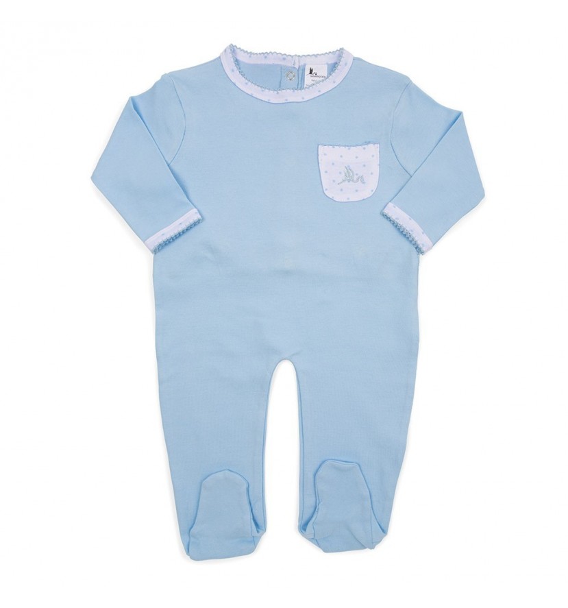 Baby Schlafanzug Sternchen Blau 