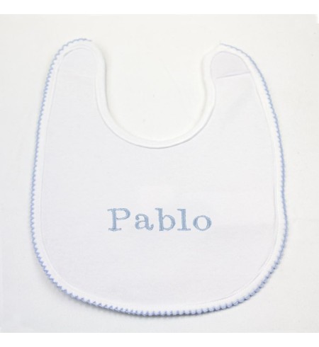 Regalo Vajilla Infantil y Set de Baberos Recién Nacido azul